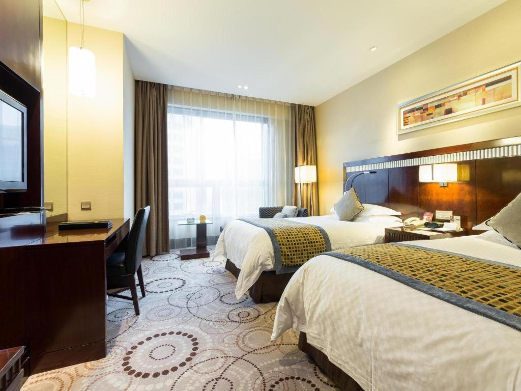 Grand Soluxe Zhongyou Hotel Sanghaj Kültér fotó